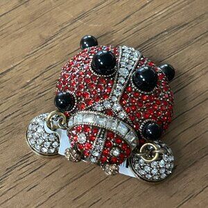 Heidi Daus Magnetic Charm Pendant LADY BUG nwt